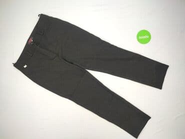 Women: Material trousers for women, size 3XL (EU 46) — 2