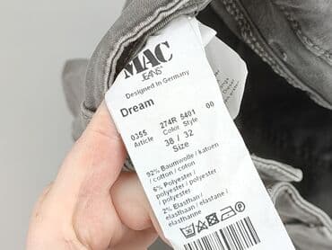 szare szerokie jeansy: Jeansy damskie — 5