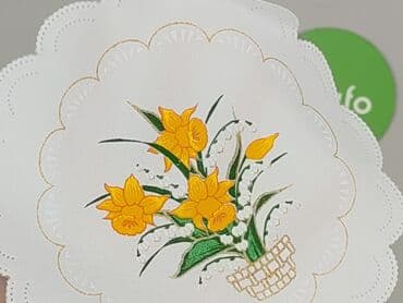 narzuta na łóżko: Serwetka 19 x 19, kolor - Biały, stan - Idealny — 4