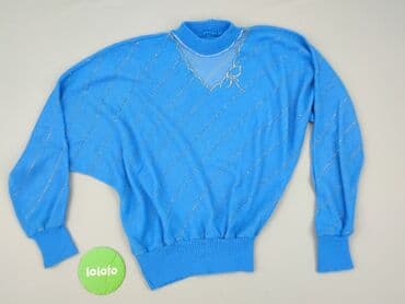 niebieska satynowa sukienka zara: Sweter damski, rozmiar S — 2