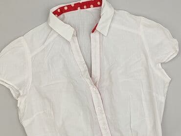 biale bluzki z kolnierzykiem: Bluzka damska, rozmiar L — 1