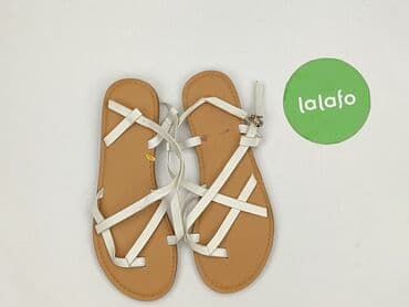 czarne sandały na koturnie born2be: Sandały damskie, rozmiar 37 — 2