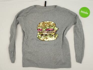 sweter z bufiastymi rękawami: FB Sister, Sweter damski, XS — 3