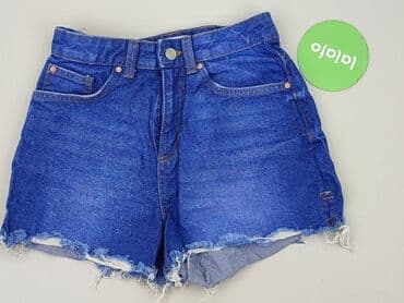 krótkie spodenki dżinsowe z wysokim stanem: Denim Co, Szorty damskie, rozmiar XS — 2