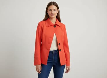 mohito marynarka czerwona: F&F, Kurtka przejściowa damska, rozmiar S — 7