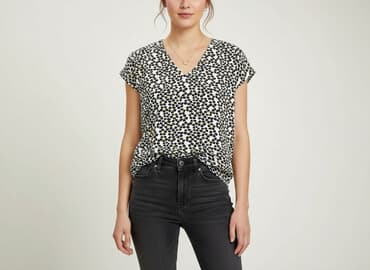 bluza z napisem cropp: Orsay, Bluzka damska, L — 6