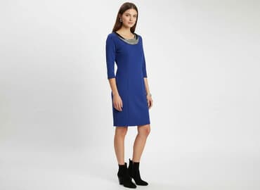 sukienka kobaltowa na wesele: Sukienka damska, rozmiar S — 1