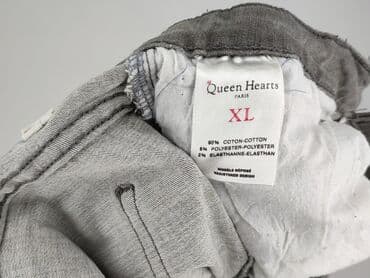 jeansy plus size wysoki stan: Queen Hearts, Jeansy damskie, rozmiar XL — 4