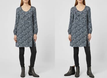 srebrne bluzki wieczorowe: Tom Rose, Sukienka damska, rozmiar L — 6