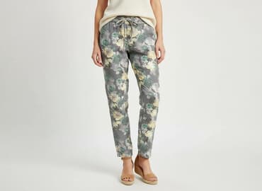 krótkie chinosy damskie: Chino, Spodnie materiałowe damskie, rozmiar S — 6