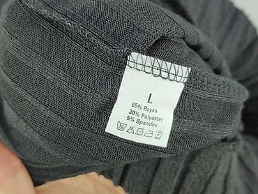 rossmann czarne: Spodnie materiałowe damskie, rozmiar L — 4