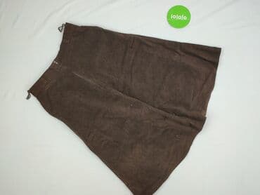 sztruksowa spódnice midi: Spódnica damska, rozmiar S — 4