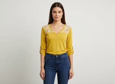 new yorker bluzka z dekoltem: Bluzka damska, rozmiar S — 5