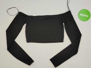 stradivarius top z odkrytymi ramionami: Bershka, Top damski, rozmiar M — 3