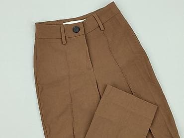 ogrodniczki pull and bear: Bershka, Spodnie materiałowe damskie, rozmiar 2XS — 1