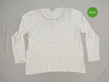 sweter piórkowy na drutach: Canda, Bluzka damska, rozmiar XL — 2