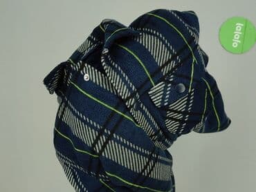 koszula polska marka: Koszula 3-4 lat, stan - Bardzo dobry, wzór - Kratka, kolor - Niebieski — 5