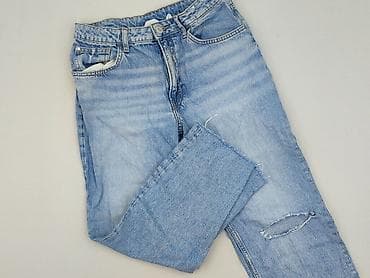 bluzka z dekoltem plus size: Spodnie jeansowe, H&M, 15 lat, 170, stan - Bardzo dobry — 1