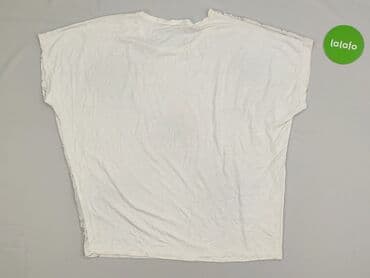 białe bluzki ze zlotym nadrukiem: T-shirt damski, rozmiar 5XL — 3