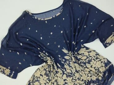 chabrowa bluzki plus size: Bluzka damska, rozmiar One size — 1