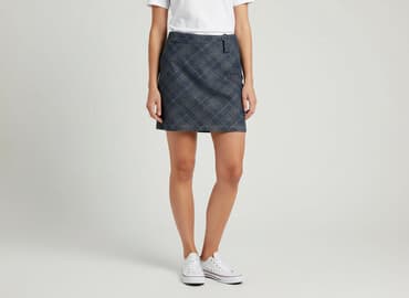 granatowa spódnice mini: Spódnica damska, rozmiar S — 1