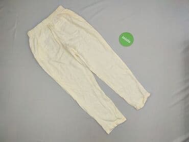 białe lniane spodnie zara: Spodnie materiałowe damskie, rozmiar S — 3