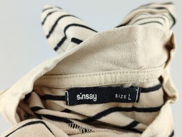 bluzki w paski sinsay: Sinsay, T-shirt damski, rozmiar L — 5