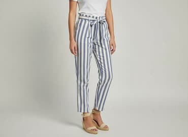 only kurtka damska: ONLY, Spodnie materiałowe damskie, rozmiar S — 6