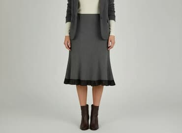 plisowane spódnice szara: Spódnica damska, rozmiar S — 1