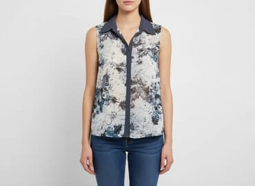 hm bluzki z krótkim rękawem: Tu, Bluzka damska, rozmiar M — 6