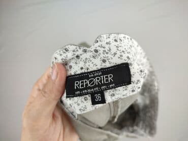 damskie spodnie chinosy: Reporter, Spodnie materiałowe damskie, rozmiar S — 4