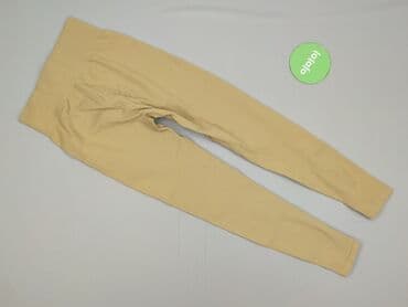prążkowane legginsy beżowe: Legginsy Sportowe damskie, rozmiar S — 3