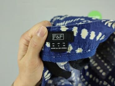 granatowe spodenki damskie: F&F, Szorty damskie, rozmiar M — 4