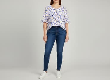 lawendowa bluzki damskie: ONLY, Bluzka damska, rozmiar 2XL — 6