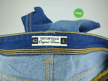 custom jeansy: Terranova, Jeansy damskie, rozmiar L — 4