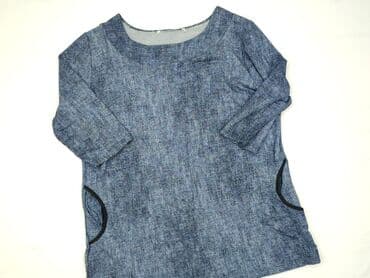 niebieska satynowa sukienka zara: Women's blouse, size XL (EU 42) — 1