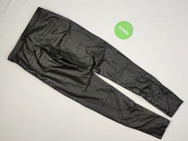 rajstopy z paskiem: Bershka, Legginsy Ze skóry ekologicznej damskie, S — 3