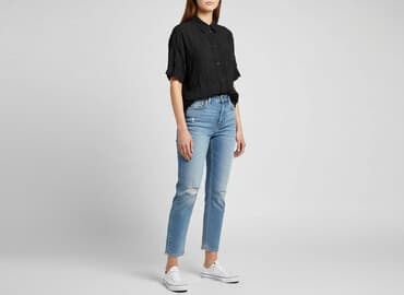 damska koszulka oversize: Vero Moda, Koszula damska, M — 6