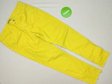 biale szerokie jeansy: Jeansy damskie, rozmiar L — 2