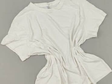 biały t shirt pod marynarkę: H&M Divided, T-shirt damski, rozmiar L — 1