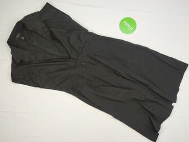 czarna sukienka ze srebrnymi dodatkami: Esprit Collection, Sukienka damska, M — 2