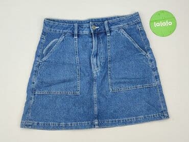 spódniczka jeansowe na guziki: Denim, Spódnica damska, rozmiar M — 2