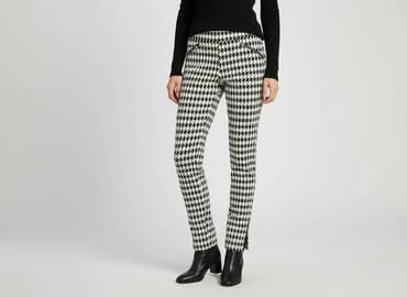 zara spodnie dzianinowe: Zara, Spodnie materiałowe damskie, rozmiar S — 6