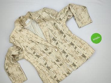 ozdobne klapy ubioru: Marynarka damska, rozmiar 4XL — 2