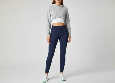 legginsy granatowe damskie: Legginsy Sportowe damskie, rozmiar XS — 6