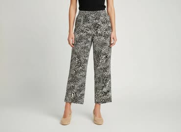 biale spodnie sinsay: Sinsay, Spodnie materiałowe damskie, rozmiar M — 1