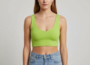 crop top spódnice: Boohoo, T-shirt damski, rozmiar XS — 1