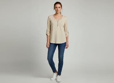 sinsay biale koszulki: Sinsay, Bluzka damska, rozmiar XS — 6