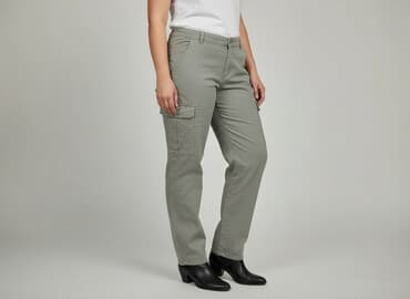 spodnie cargo damskie sinsay: Sinsay, Spodnie materiałowe damskie, rozmiar 2XL — 7