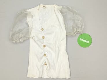 modne bluzki z bufiastymi rękawami: Giorgia, Bluzka damska, rozmiar M — 2